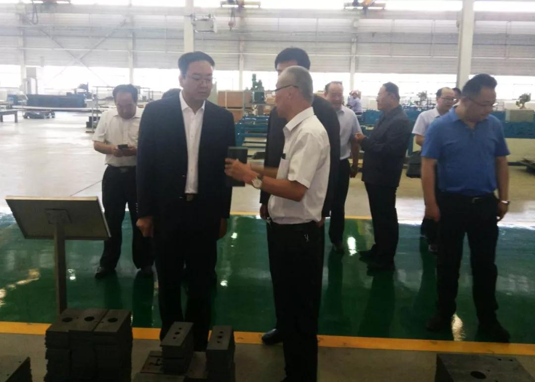 甘肃省政府副省长张世珍一行参观考察“拉斯维加斯游戏3499·伊士顿”电梯厂